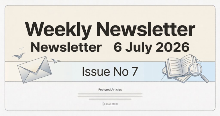 Weekly Newsletter Newsletter 6 July 2026