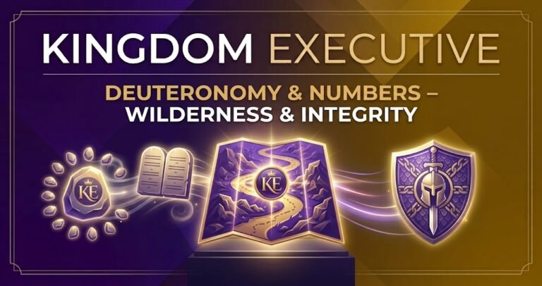 Kingdom Executive Deuteronomy & Numbers – Wilderness & Integrity