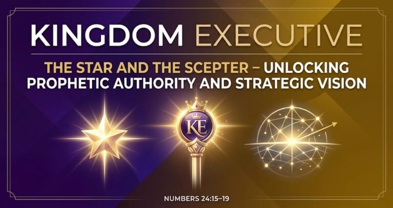 Kingdom Executive The Star and the Scepter – Unlocking Prophetic Authority and Strategic Vision (Numbers 2415–19)